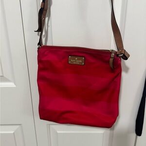 kate spade Red and Tan Crossbody Bag